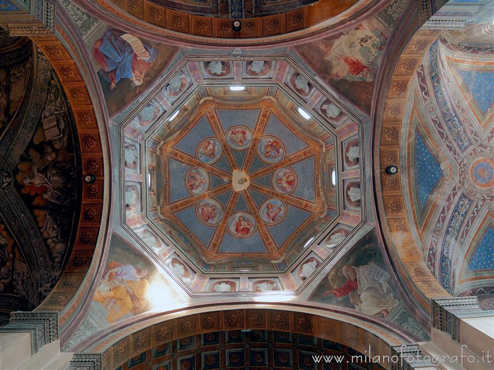 Biella (Italy) - Ceiling of the transept of the Basilica of San Sebastiano